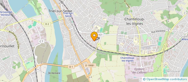 localisation de l'entreprise MONSIEUR SERGE POGREBOV à TRIEL-SUR-SEINE