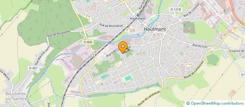 localisation de l'entreprise MONSIEUR SERGE POIGNARD à HAUTMONT