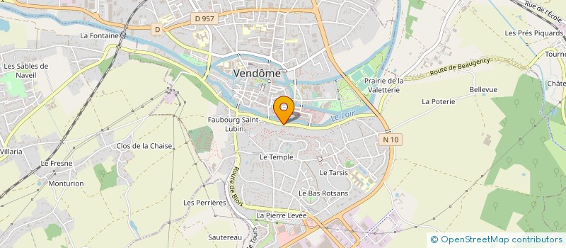 localisation de l'entreprise MONSIEUR SERGE POILLEUX  VENDOME