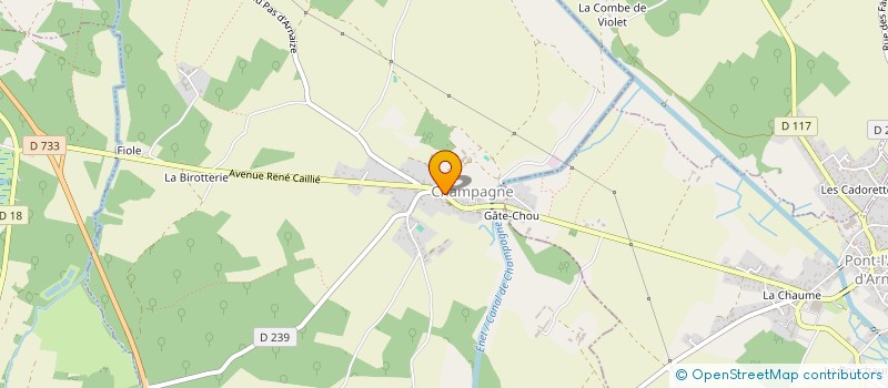 localisation de l'entreprise MONSIEUR SERGE POILVE  CHAMPAGNE