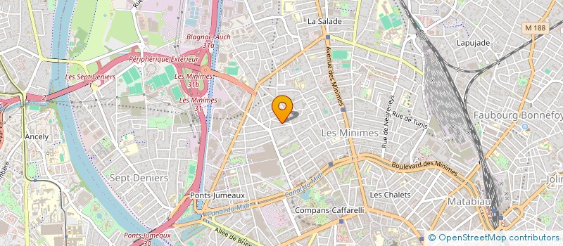 localisation de l'entreprise MONSIEUR SERGE POMADA  TOULOUSE