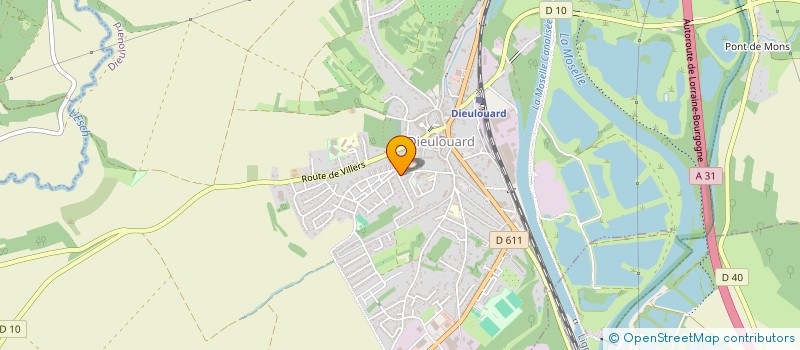 localisation de l'entreprise MONSIEUR SERGE PORA  DIEULOUARD