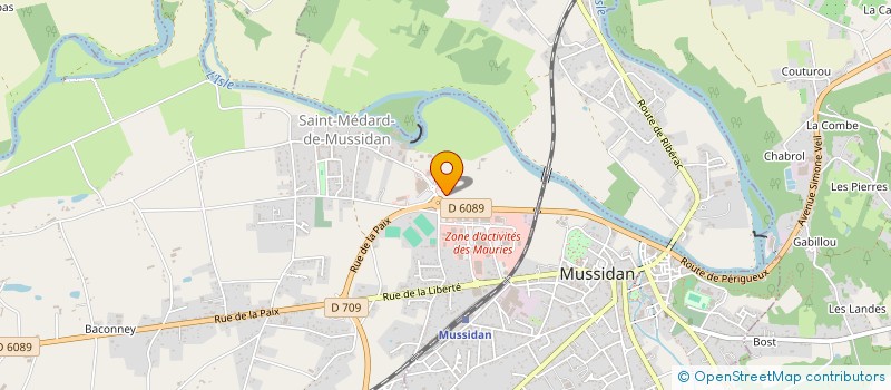 localisation de l'entreprise MONSIEUR SERGE PORCHER  SAINT-MEDARD-DE-MUSSIDAN