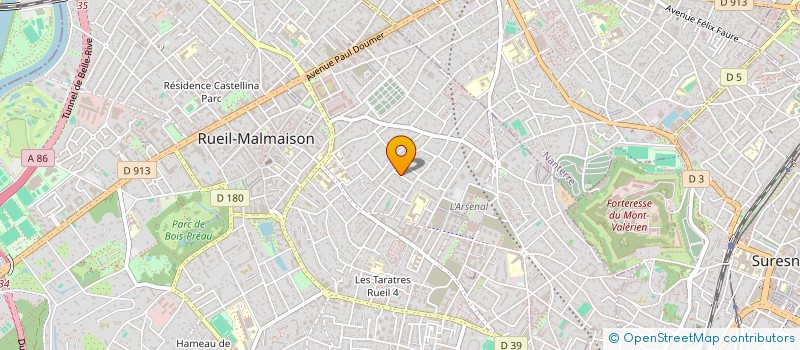 localisation de l'entreprise MONSIEUR SERGE PORTHAULT à RUEIL-MALMAISON