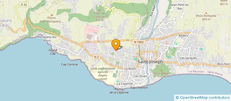 localisation de l'entreprise MONSIEUR SERGE POULAIN à SAINT-JOSEPH