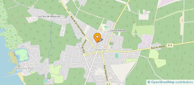 localisation de l'entreprise MONSIEUR SERGE PRAT  HOURTIN