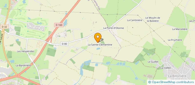 localisation de l'entreprise MONSIEUR SERGE PRAUD  LES SABLES D'OLONNE