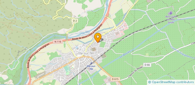 localisation de l'entreprise MONSIEUR SERGE PRAX  ILLE-SUR-TET