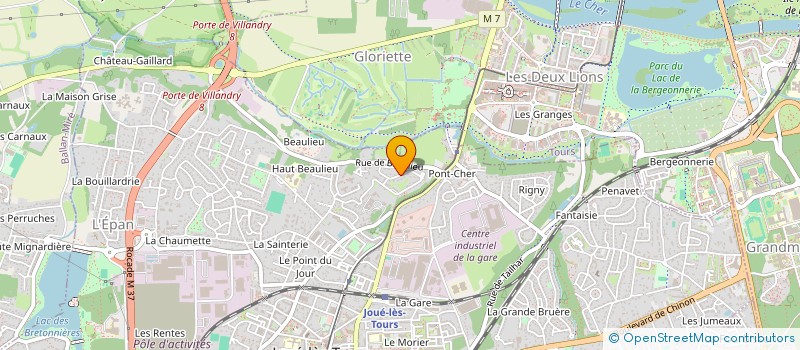 localisation de l'entreprise MONSIEUR SERGE PRINCE  JOUE-LES-TOURS