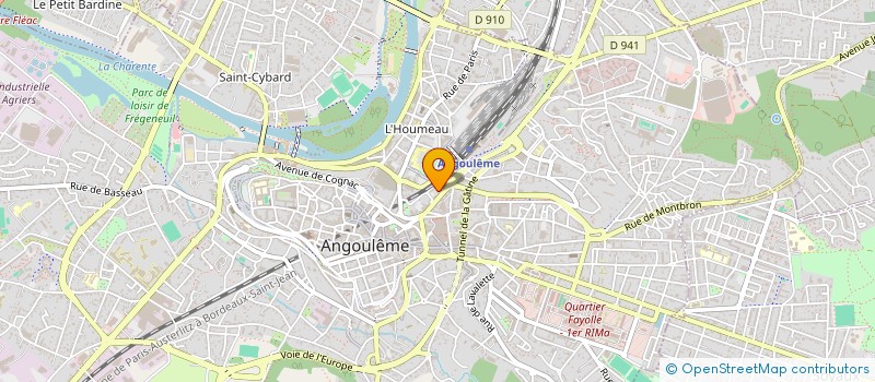 localisation de l'entreprise MONSIEUR SERGE PRION à ANGOULEME