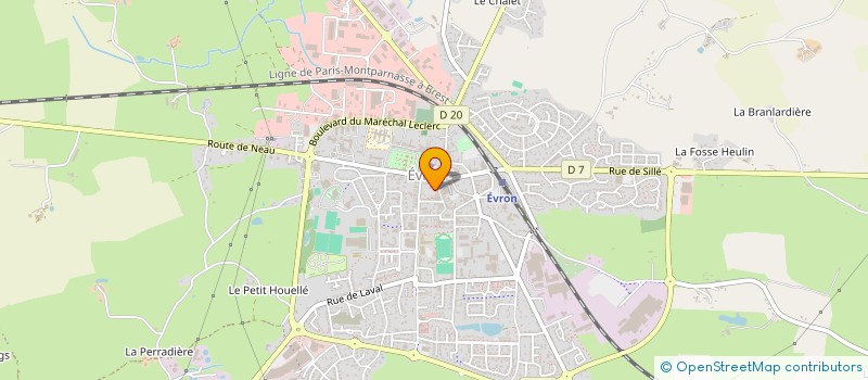 localisation de l'entreprise MONSIEUR SERGE PROVOST  EVRON