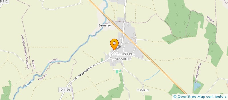 localisation de l'entreprise MONSIEUR SERGE PRUD'HOMME  LE PLESSIS-FEU-AUSSOUX