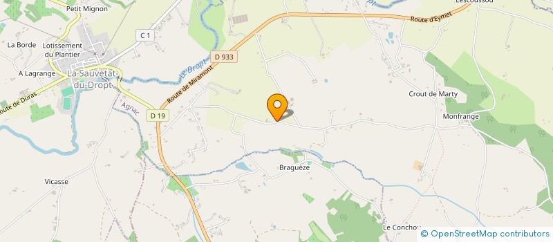 localisation de l'entreprise MONSIEUR SERGE PUCCETTI  AGNAC