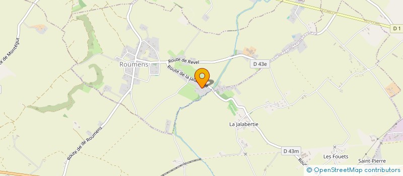 localisation de l'entreprise MONSIEUR SERGE PUGET  ROUMENS