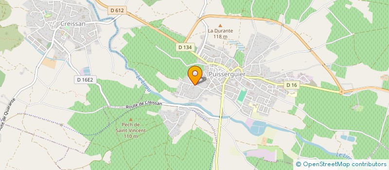 localisation de l'entreprise MONSIEUR SERGE QUEROL  PUISSERGUIER