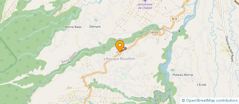 localisation de l'entreprise MONSIEUR SERGE QUETTY  L'AJOUPA-BOUILLON