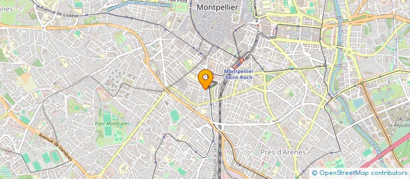 localisation de l'entreprise MONSIEUR SERGE RADIU  MONTPELLIER