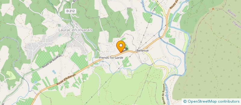 localisation de l'entreprise MONSIEUR SERGE RADO  LAURAC-EN-VIVARAIS