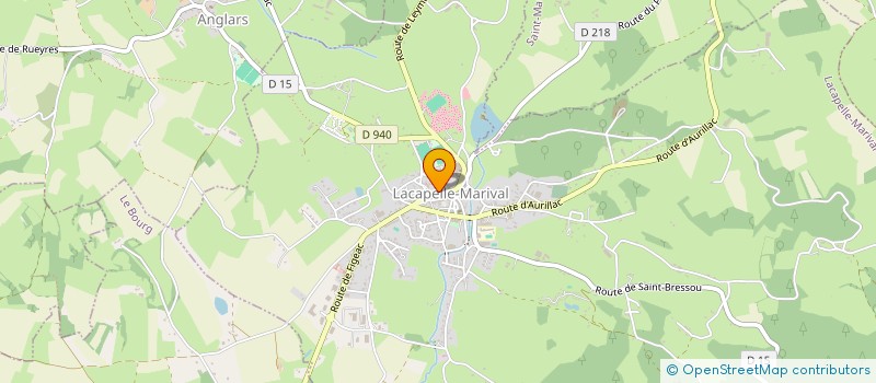 localisation de l'entreprise MONSIEUR SERGE RAFFY  LACAPELLE-MARIVAL