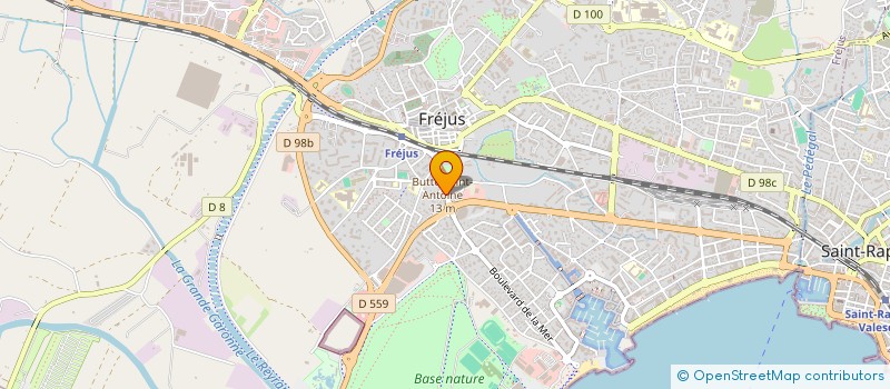 localisation de l'entreprise MONSIEUR SERGE RAINALDI à FREJUS