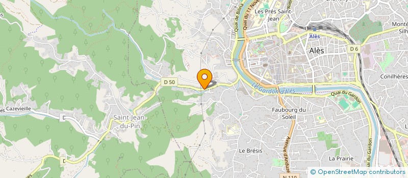 localisation de l'entreprise MONSIEUR SERGE RAMADIER  ALES