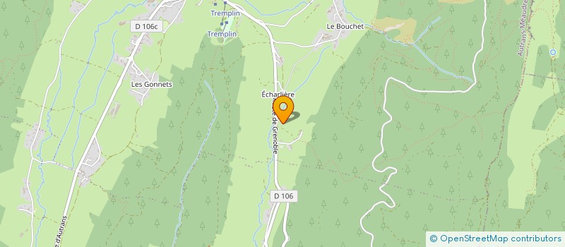 localisation de l'entreprise MONSIEUR SERGE RAMIERE  AUTRANS-MEAUDRE EN VERCORS