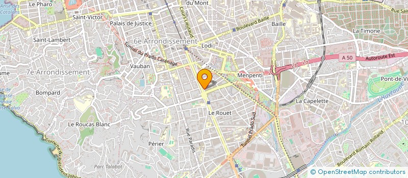 localisation de l'entreprise MONSIEUR SERGE RAUX à MARSEILLE