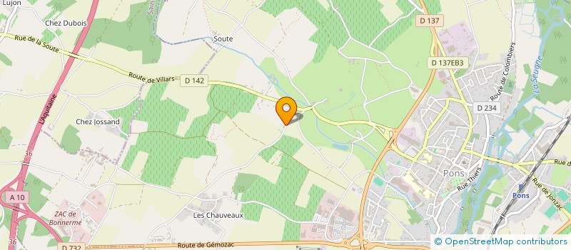 localisation de l'entreprise MONSIEUR SERGE RAYMOND  BIRON