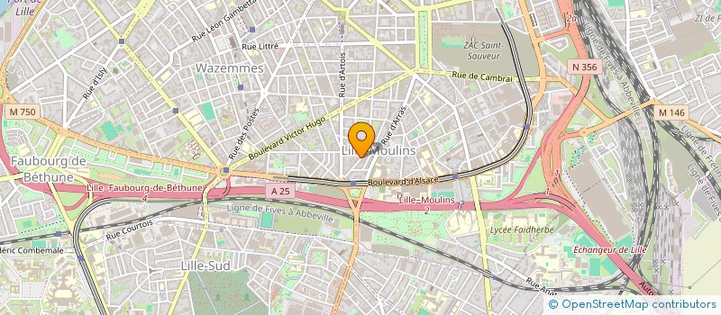 localisation de l'entreprise MONSIEUR SERGE RAZAFINDRAKOTO à LILLE
