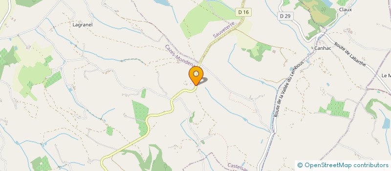 localisation de l'entreprise MONSIEUR SERGE RESONGLES  LAUZERTE