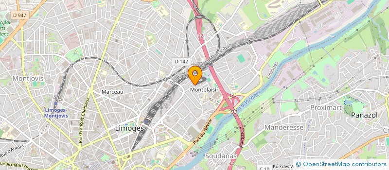 localisation de l'entreprise MONSIEUR SERGE RESTOIN à LIMOGES