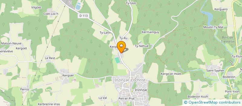 localisation de l'entreprise MONSIEUR SERGE RESTORI  INZINZAC-LOCHRIST