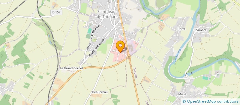 localisation de l'entreprise MONSIEUR SERGE RETAILLEAU  SAINT-JEAN-DE-THOUARS