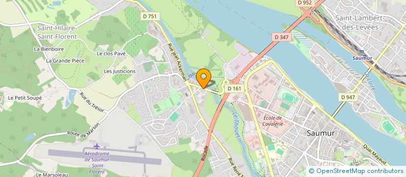 localisation de l'entreprise MONSIEUR SERGE REVEILLE  SAUMUR