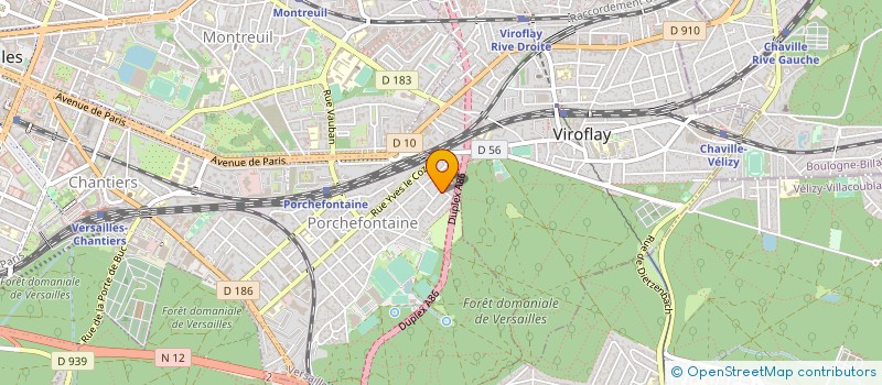localisation de l'entreprise MONSIEUR SERGE REY à VERSAILLES
