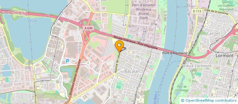 localisation de l'entreprise MONSIEUR SERGE REY  BORDEAUX