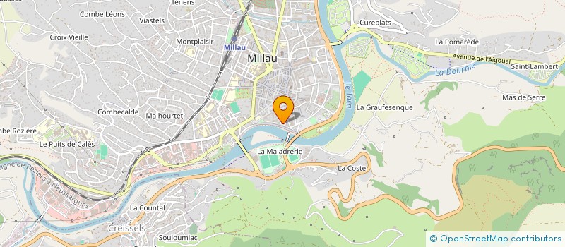 localisation de l'entreprise MONSIEUR SERGE REYES à MILLAU