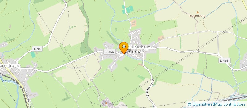 localisation de l'entreprise MONSIEUR SERGE REYMANN  HILBESHEIM