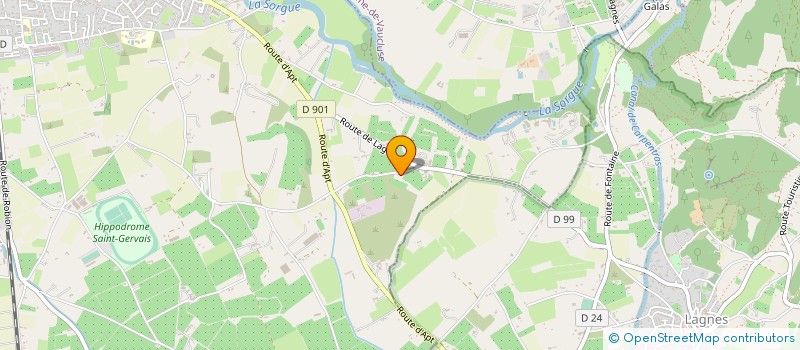localisation de l'entreprise MONSIEUR SERGE RIBBE à L'ISLE-SUR-LA-SORGUE