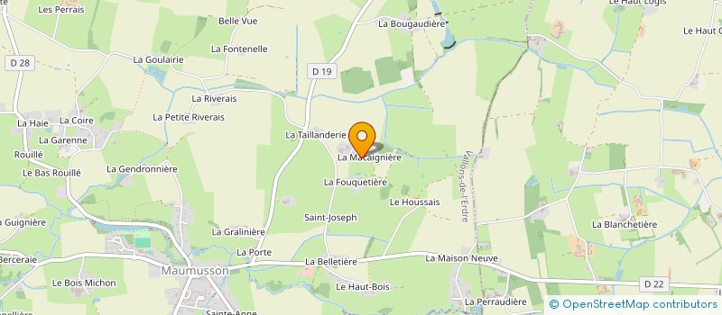 localisation de l'entreprise MONSIEUR SERGE RICHARD  VALLONS-DE-L'ERDRE