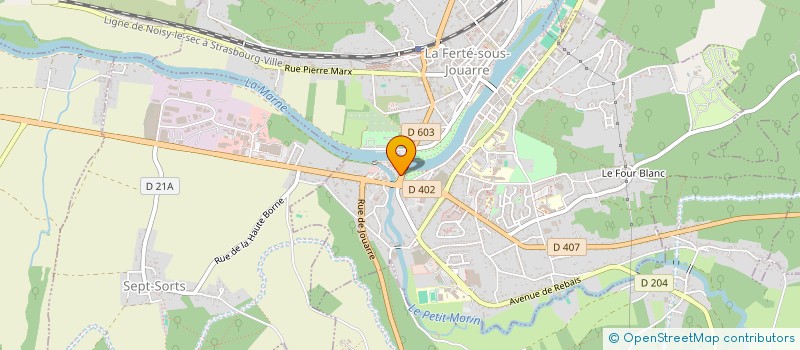 localisation de l'entreprise MONSIEUR SERGE RIDARD à LA FERTE-SOUS-JOUARRE
