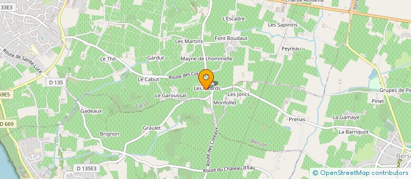 localisation de l'entreprise MONSIEUR SERGE RIDOIS  CARS