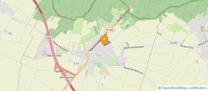 localisation de l'entreprise MONSIEUR SERGE RIEU à URY