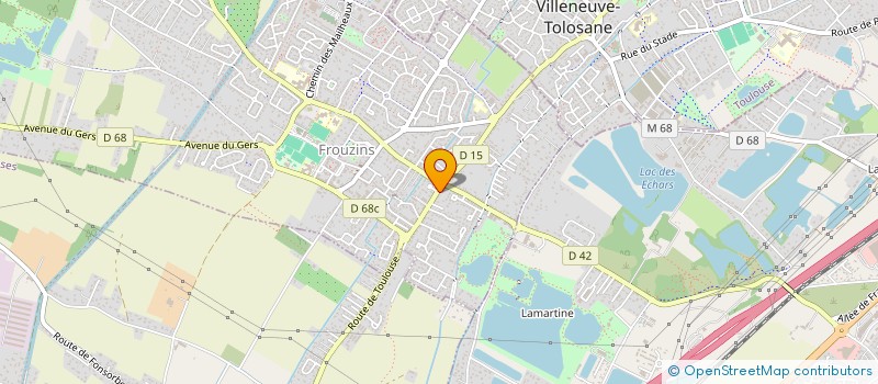 localisation de l'entreprise MONSIEUR SERGE RIGNAC  FROUZINS