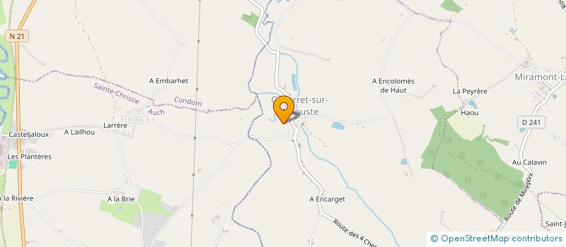localisation de l'entreprise MONSIEUR SERGE RIVA à ROQUEFORT