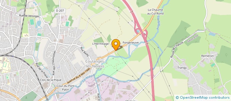 localisation de l'entreprise MONSIEUR SERGE ROBERT à COULANGES-LES-NEVERS