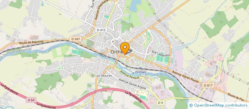 localisation de l'entreprise MONSIEUR SERGE ROCHMAN  ORTHEZ