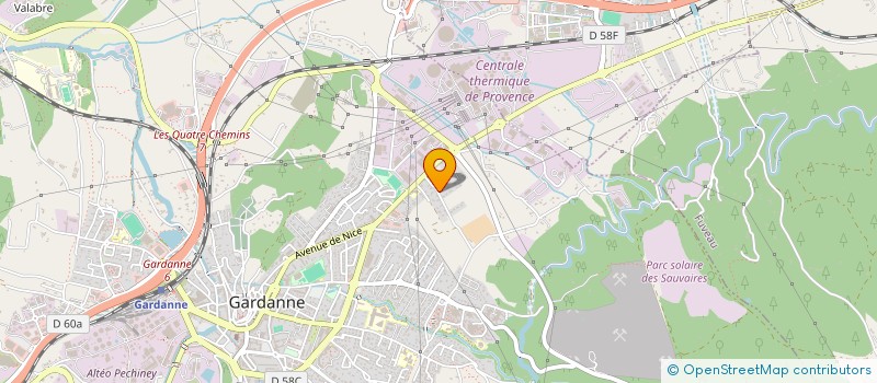 localisation de l'entreprise MONSIEUR SERGE RODRIGUES à GARDANNE