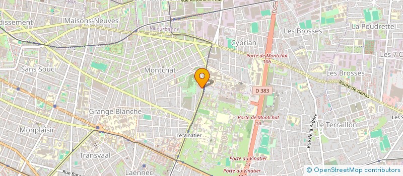 localisation de l'entreprise MONSIEUR SERGE RODRIGUEZ  LYON