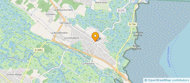 localisation de l'entreprise MONSIEUR SERGE ROGER  LE CHATEAU-D'OLERON
